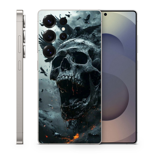 Vinyl Wrap Skin Skull Compatible With Samsung Galaxy S Ultra