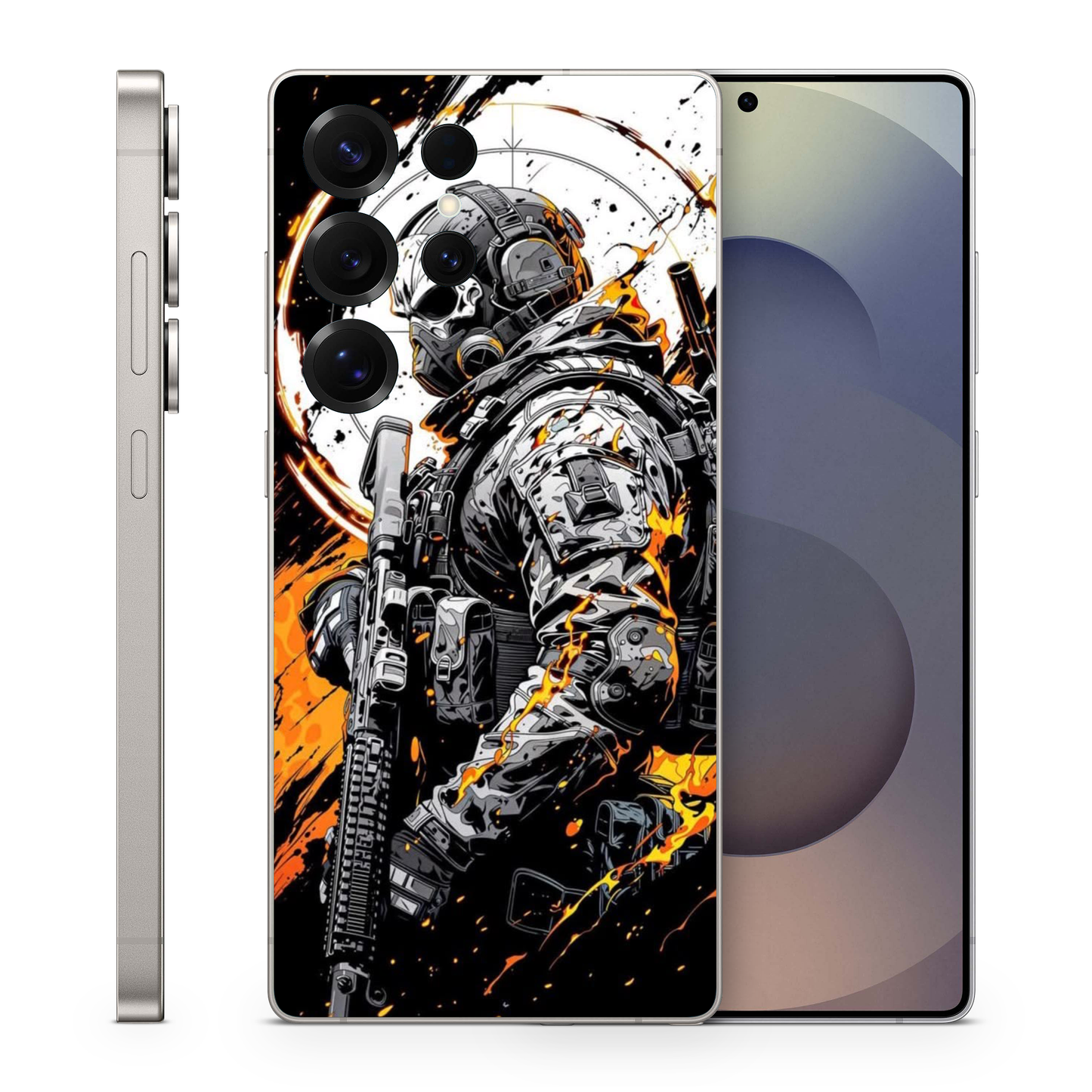 Black Ops Army Soldier Vinyl Skin Compatible with Samsung S25 Ultra, S26 Ultra, S26