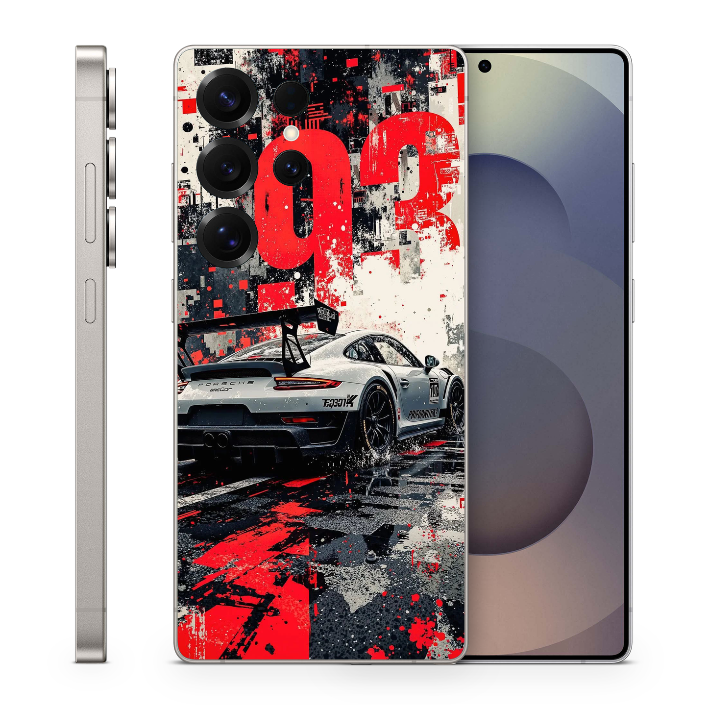 Vinyl Wrap Skin Auto Racing Compatible With Samsung Galaxy S Ultra