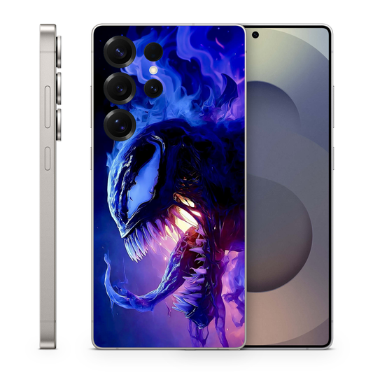 Vinyl Wrap Skin Alien Symbiote Compatible with Samsung S25 Ultra, S26 Ultra, S26