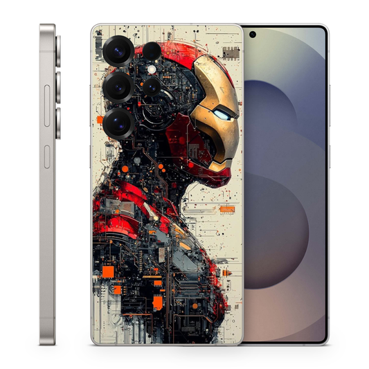 Vinyl Wrap Skin Iron-Man Compatible With Samsung Galaxy S Ultra