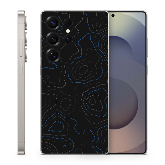 Topographic Phone Skin Compatible With Samsung Galaxy S Ultra