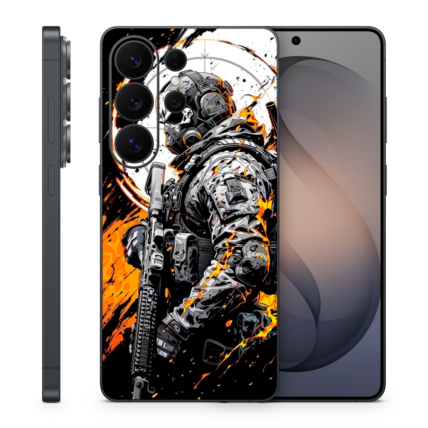 Black Ops Army Soldier Vinyl Skin Compatible with Samsung S25 Ultra, S26 Ultra, S26