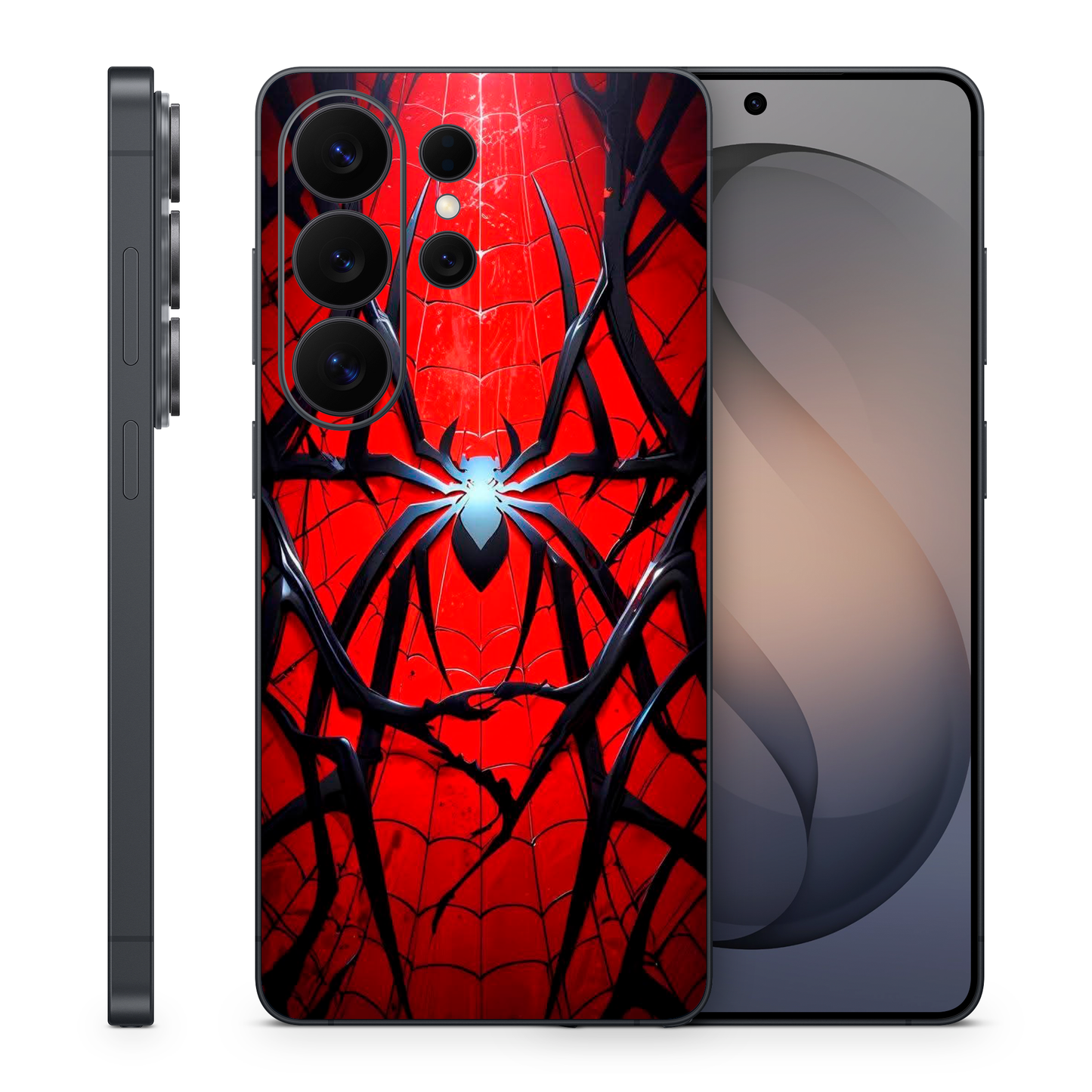 Vinyl Wrap Skin Spider Compatible with Samsung S25 Ultra, S26 Ultra, S26