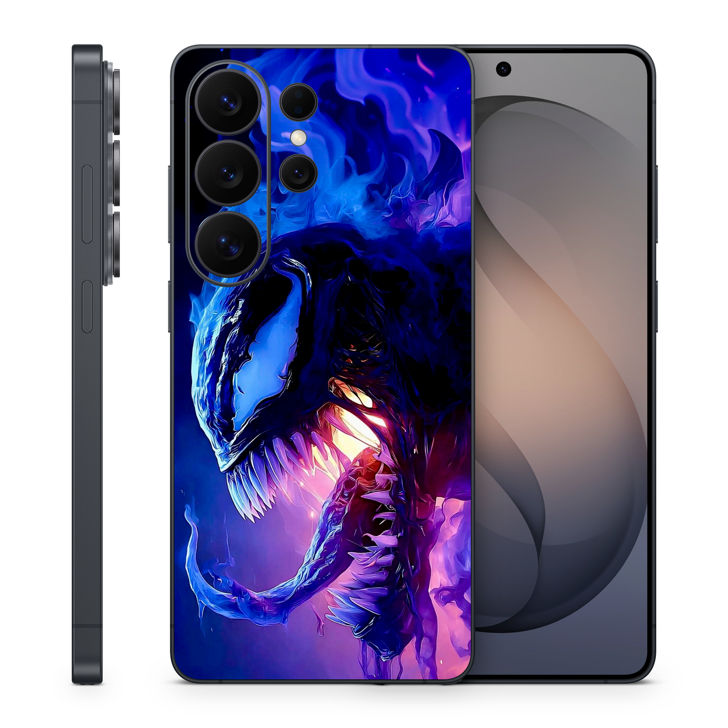 Vinyl Wrap Skin Alien Symbiote Compatible with Samsung S25 Ultra, S26 Ultra, S26