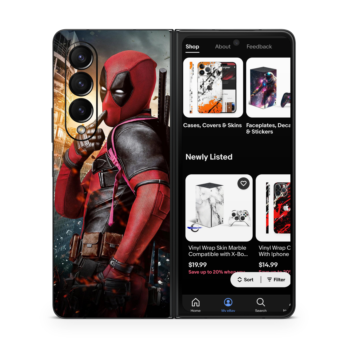 Phone Skins Compatible With Samsung Galaxy Z Fold DP