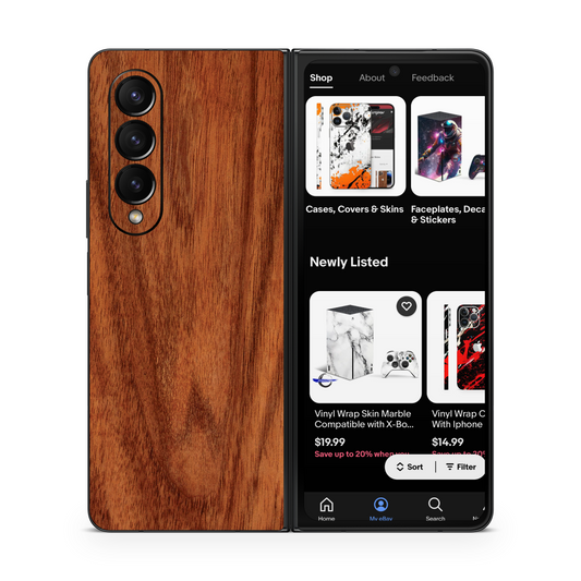 Hardwood Phone Skins Compatible With Samsung Galaxy Z Fold