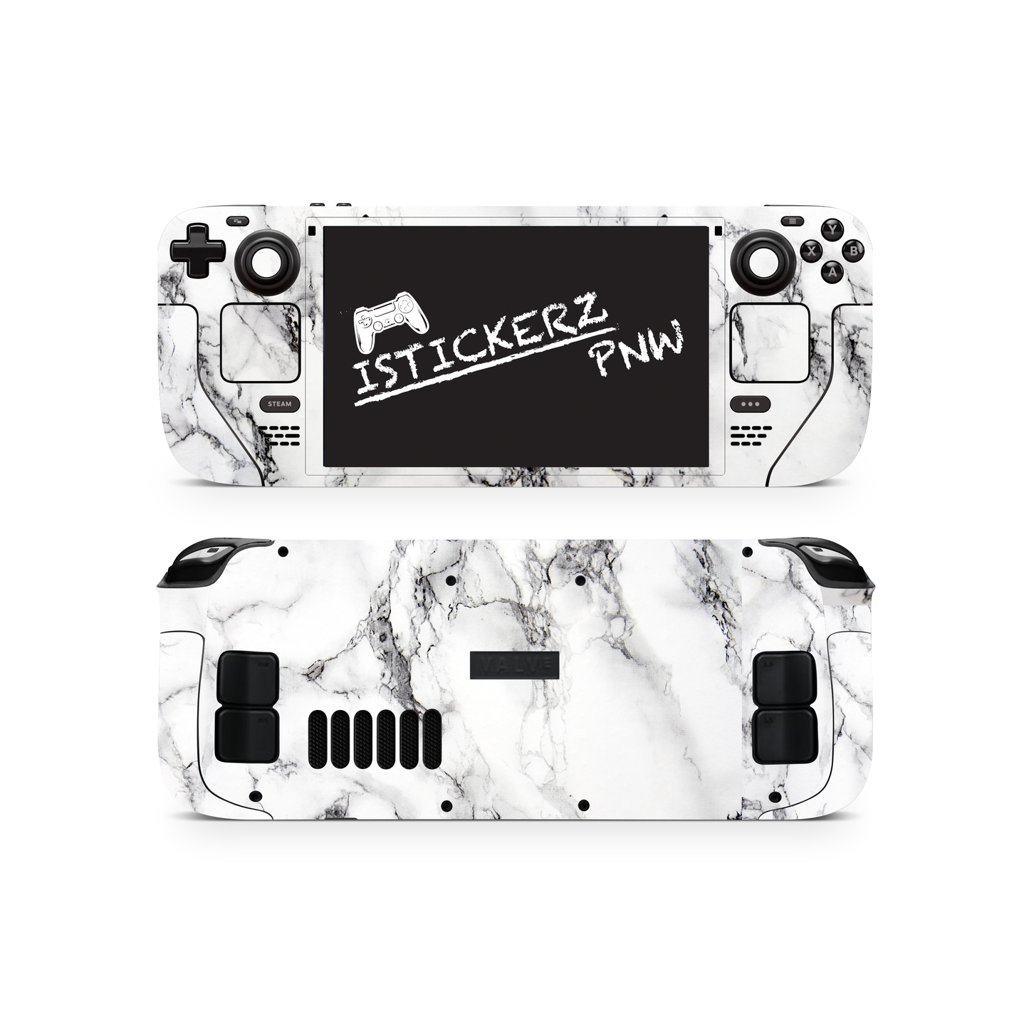 Marble Vinyl Wrap Skin Compatible with Steam Deck OLED