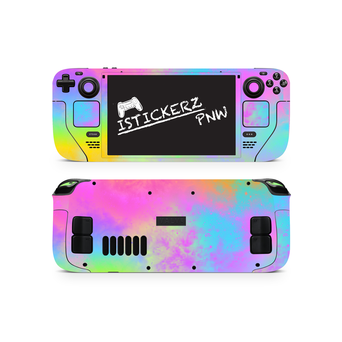 Neon Paint Vinyl Wrap Skin Compatible with Steam Deck OLED