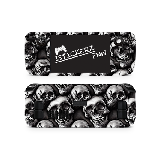 Skulls Vinyl Wrap Skin Compatible with Steam Deck OLED