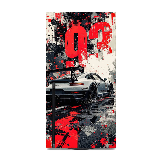 Auto Racing Vinyl Skins Compatible with X-Box Series X