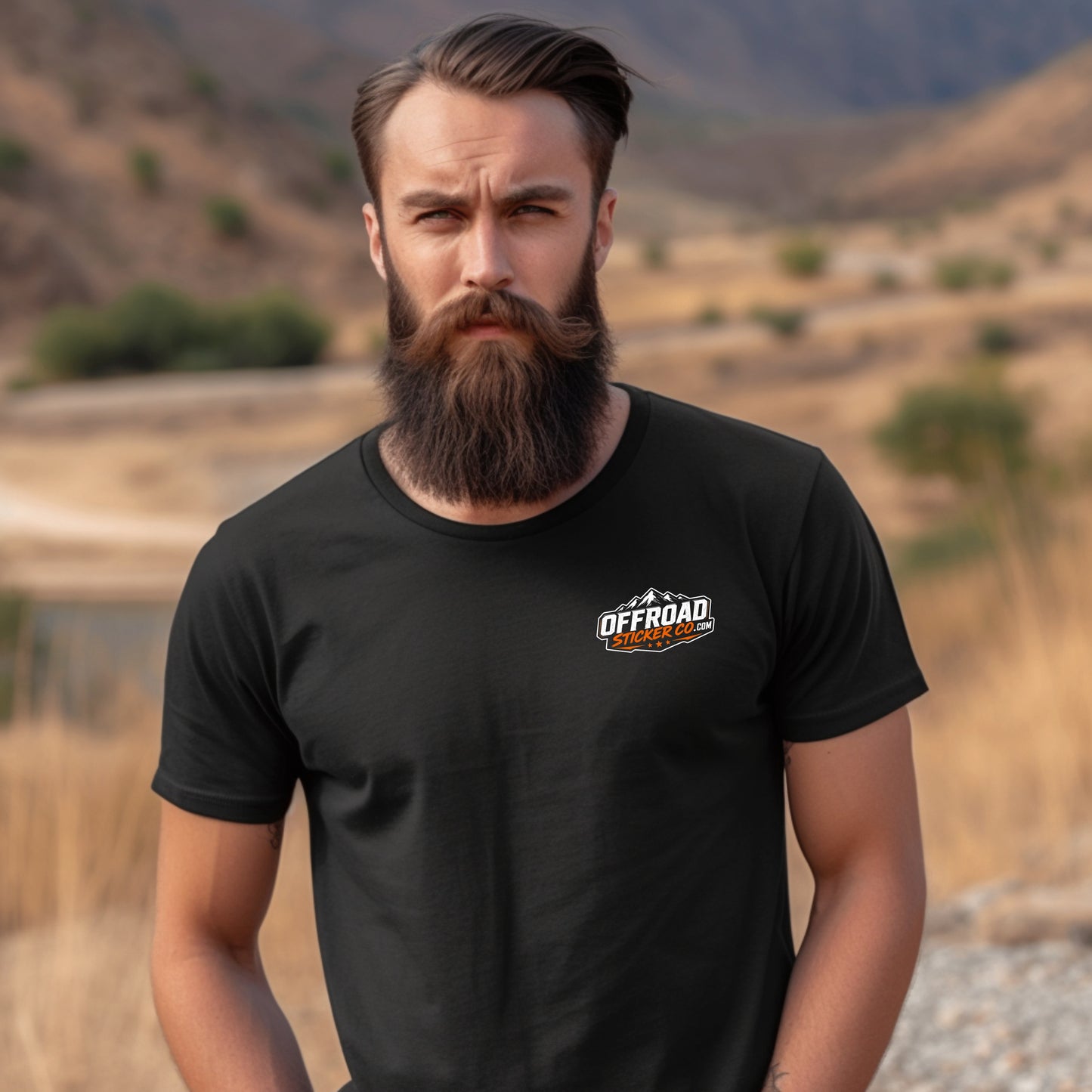 Offroad Sticker Co. Logo T-Shirt — Mountain Offroad Adventure Tee